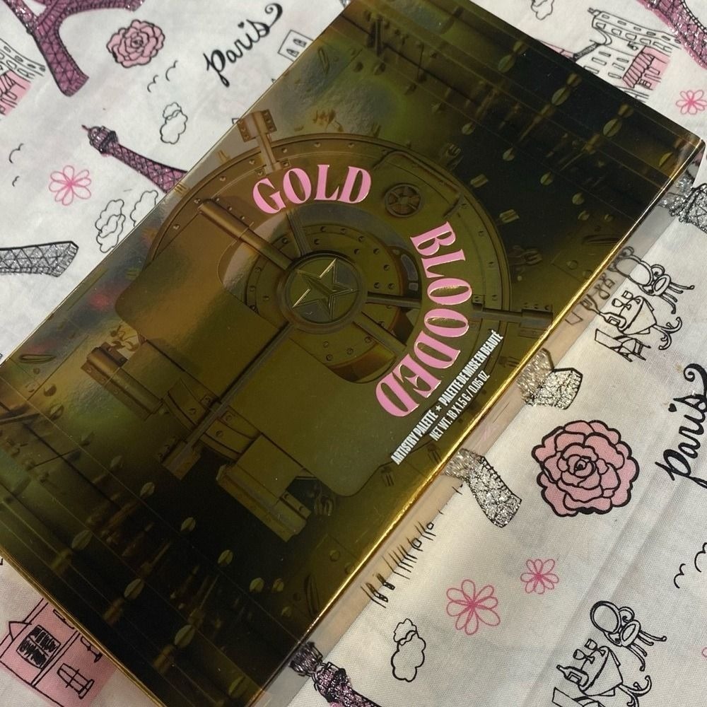 Jeffree Star Gold Blooded Eyeshadow Palette 10 Years Anniversary Edition